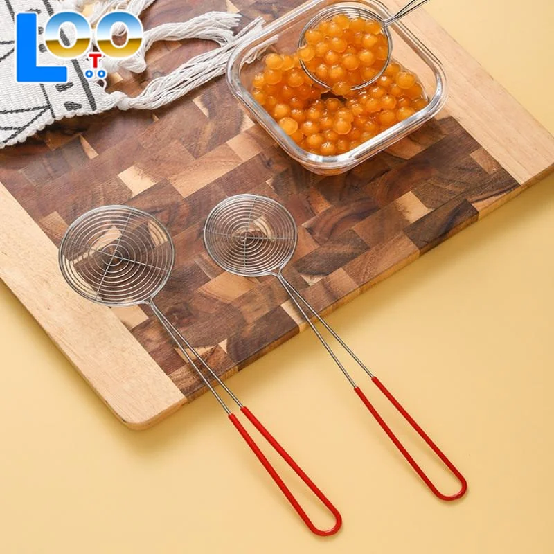 مصفاة لؤلؤة التابيوكا، مصفاة لؤلؤية، مصفاة من الفولاذ المقاوم للصدأ، أدوات معلقة للمطبخ