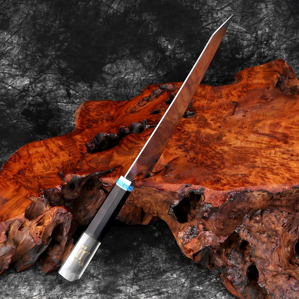 

Нож Кирицуке, 67-слойная дамасская сталь, 8-дюймовый японский нож шеф-повара, Sharp Pro, дамасский кухонный нож, восьмиугольная ручка