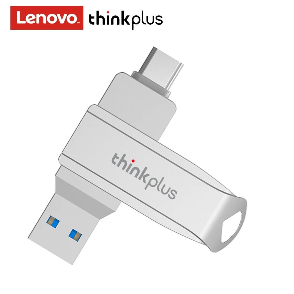 ThinkPlus USB3.2 Type-C USB3.2 Flash Drive 32GB 64GB 128GB 256GB Dual-interface high-speed MU253 USB for Andriods SmartPhone