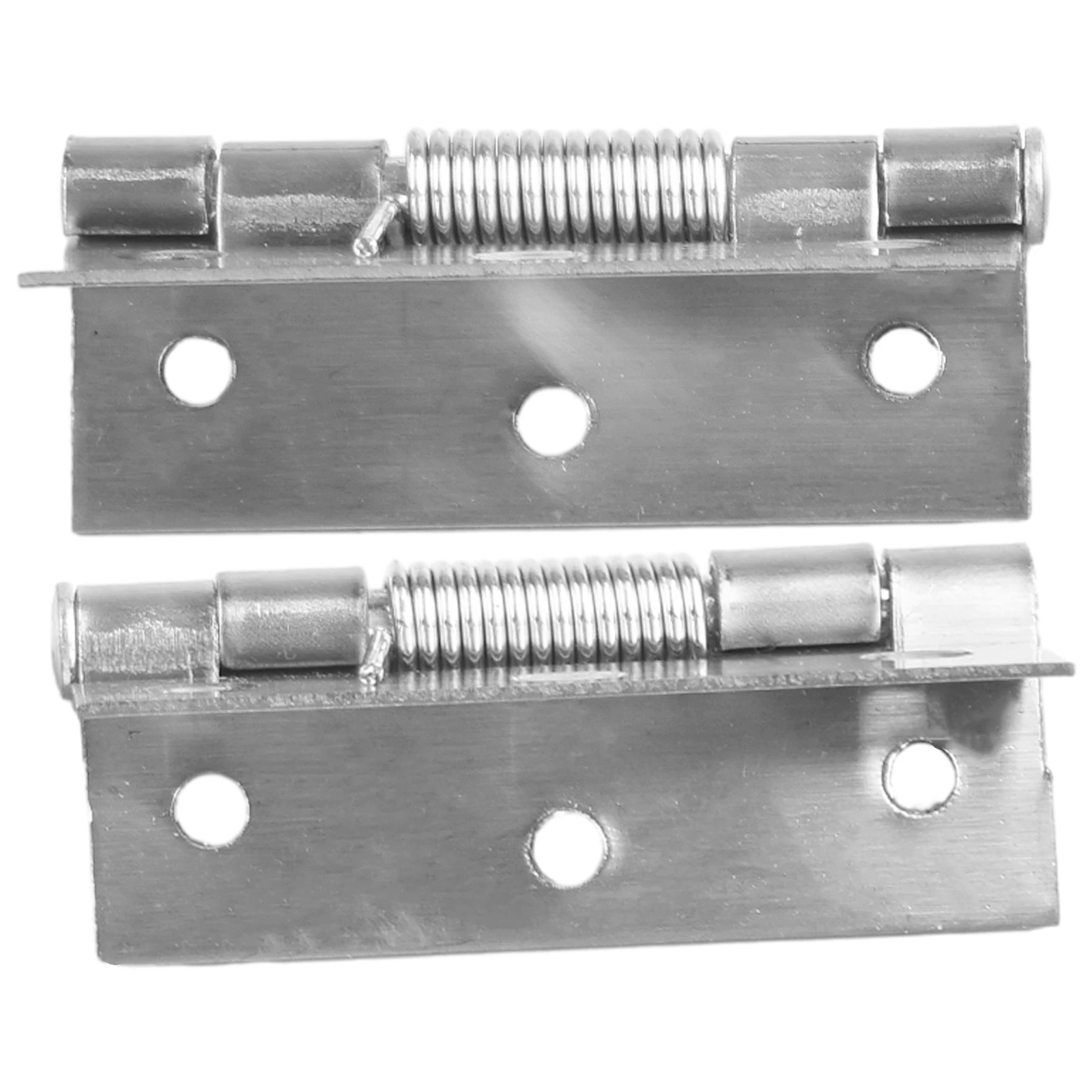DIY Hardware Cabinet Door Internal Hinge Self Closing Spring Stainless Steel Self Closing Design 2 3 4inch Silver