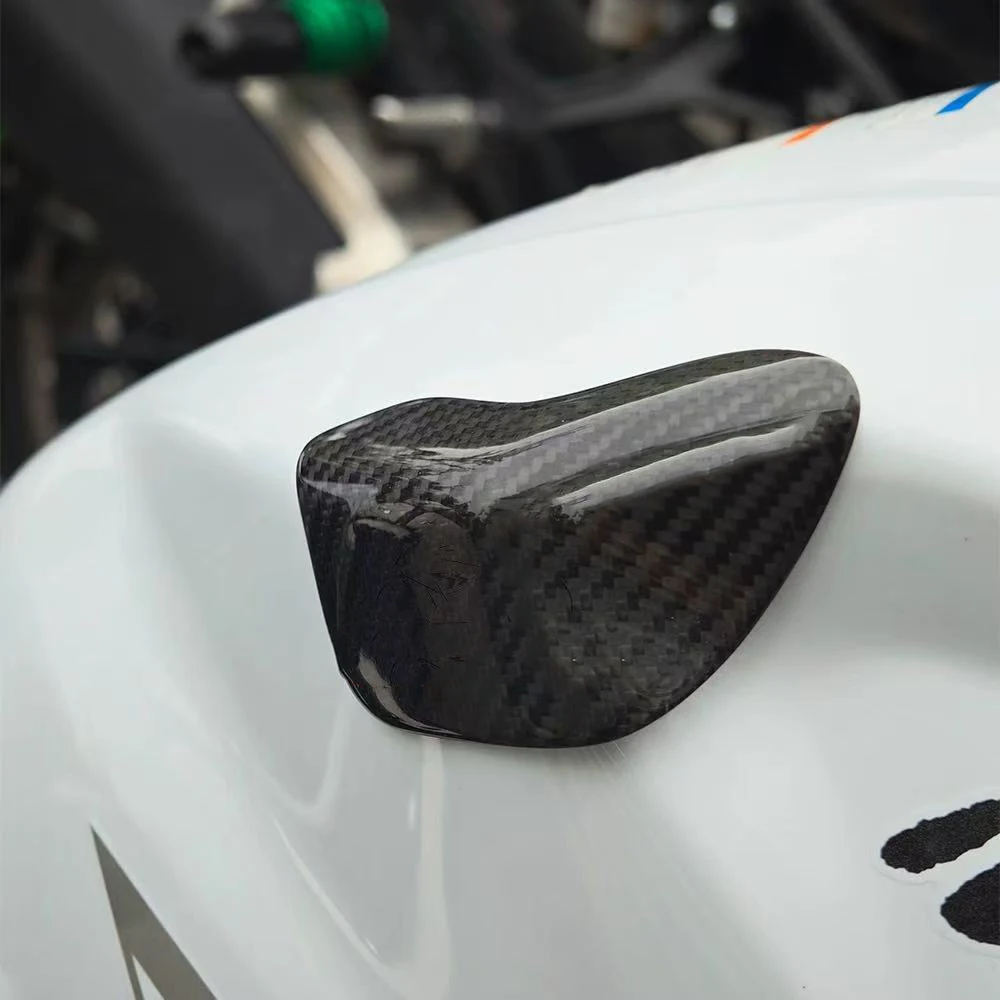 Motorcycle Accessories fuel tank carbon fiber protective cover suitable protector For kawasaki ninja400 z400 2017-2023