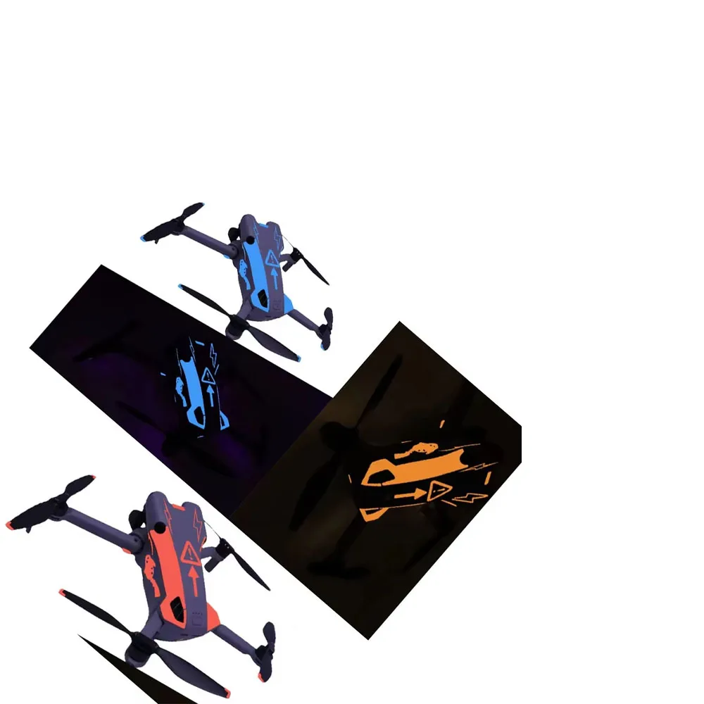 

for DJI Mini 5Pro Glowing Decorative Sticker Kit Waterproof Skin Sticker Decal DIY Drone and Controller Anti-Scratch Film