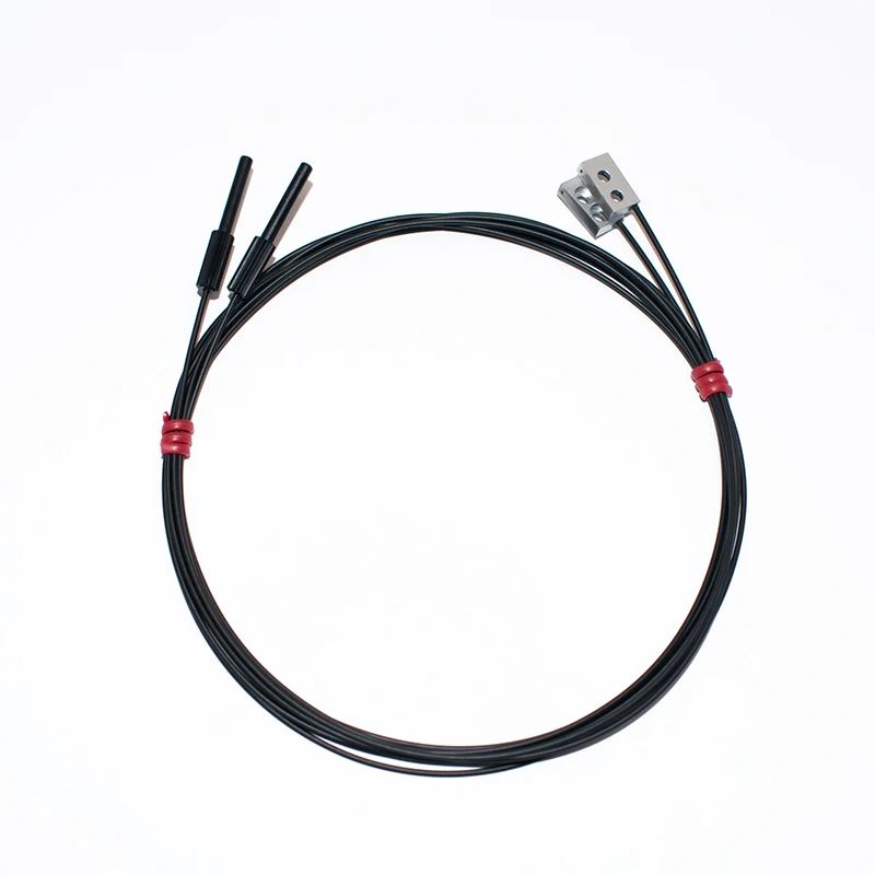 Ultra-thin micro optical fiber sensor flat photoelectric switch optical fiber sensor diffuse reflection beam