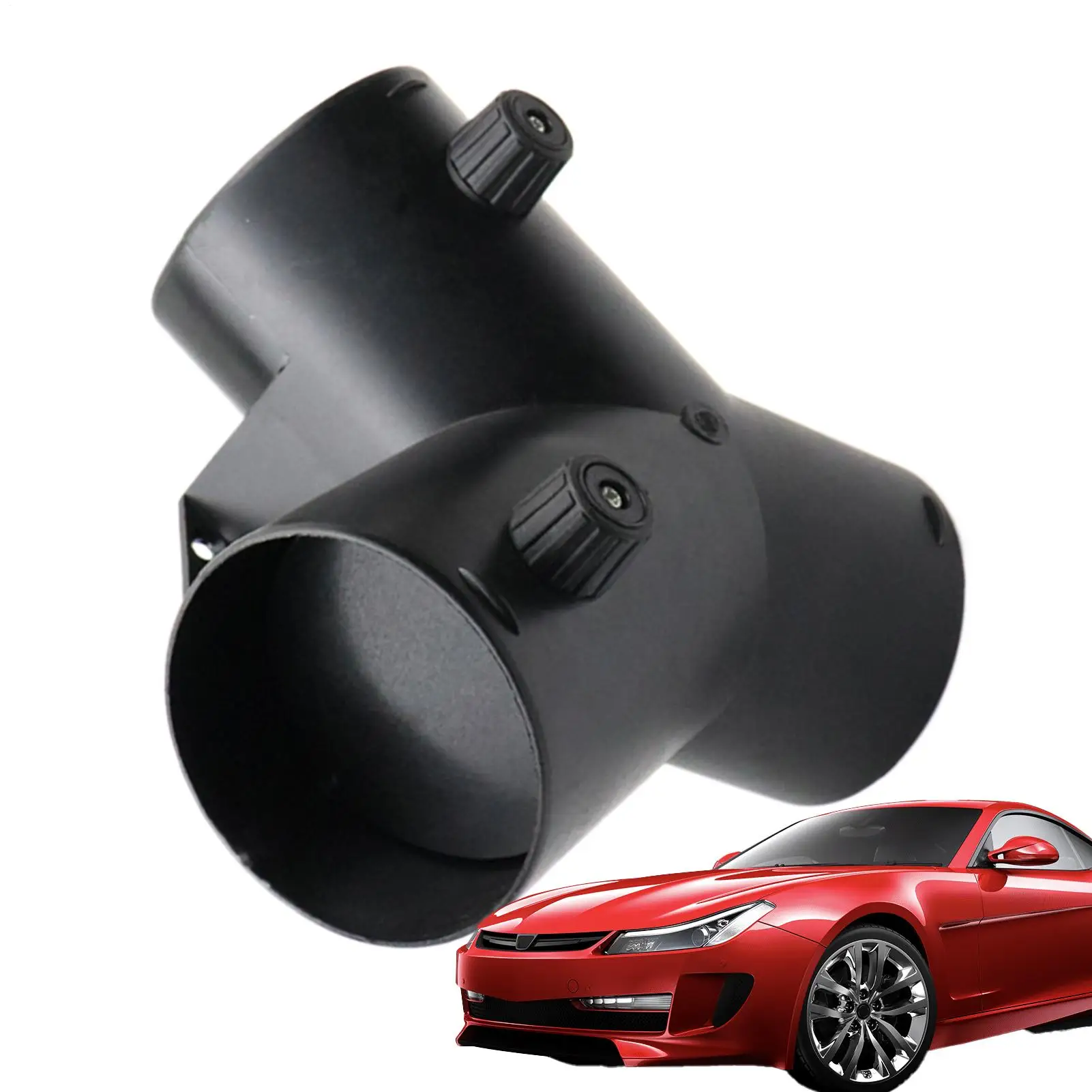 Heat Valve Adapter 75mm Y Shape 3 Way Auxiliary Accessories Parking Heater Dust Pipe Connector For Trucks Pickups SUVs RV