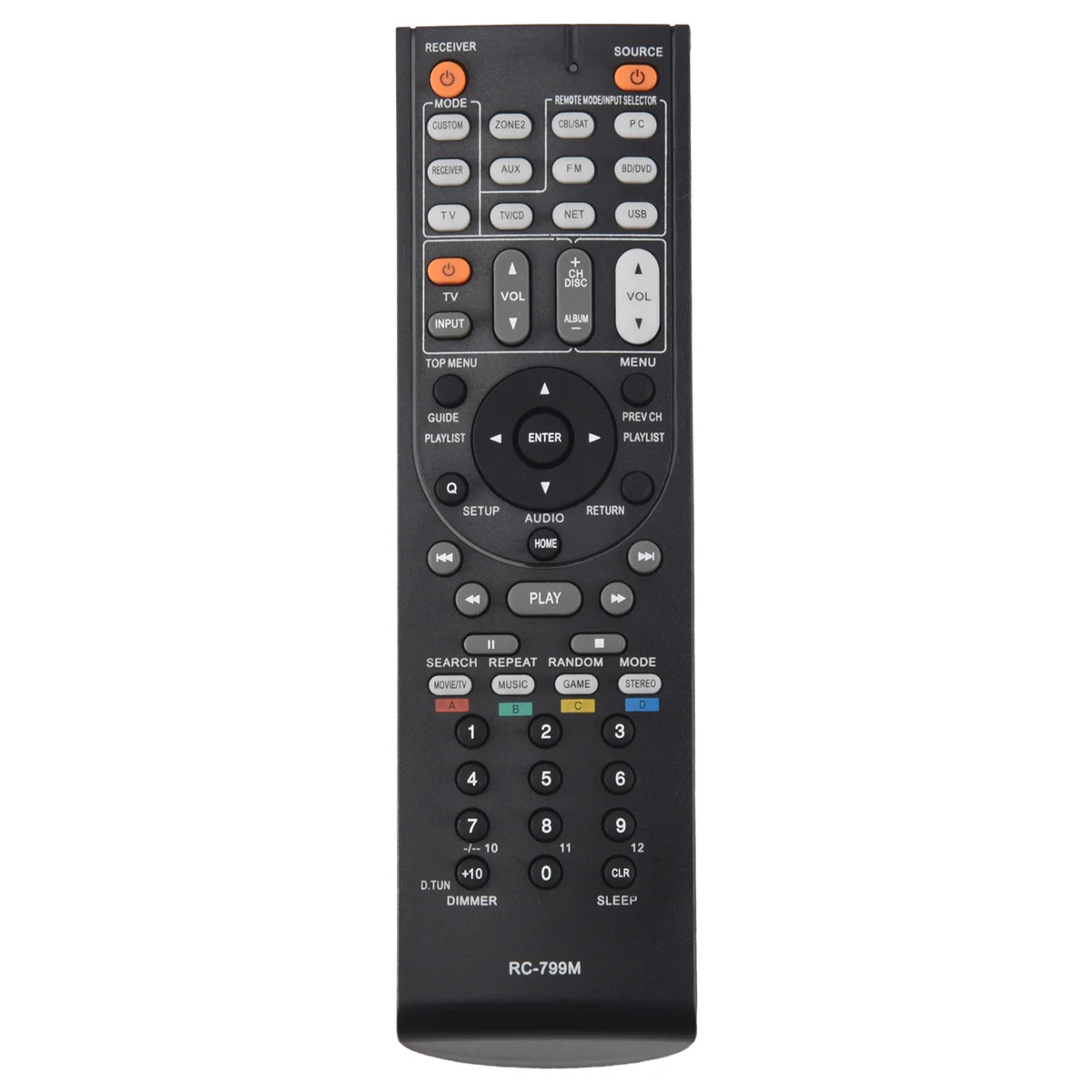 【Buy It-Now!】 Remote Control RC-799M Replacement for ONKYO TX-NR616 TX-NR626 AV Receiver