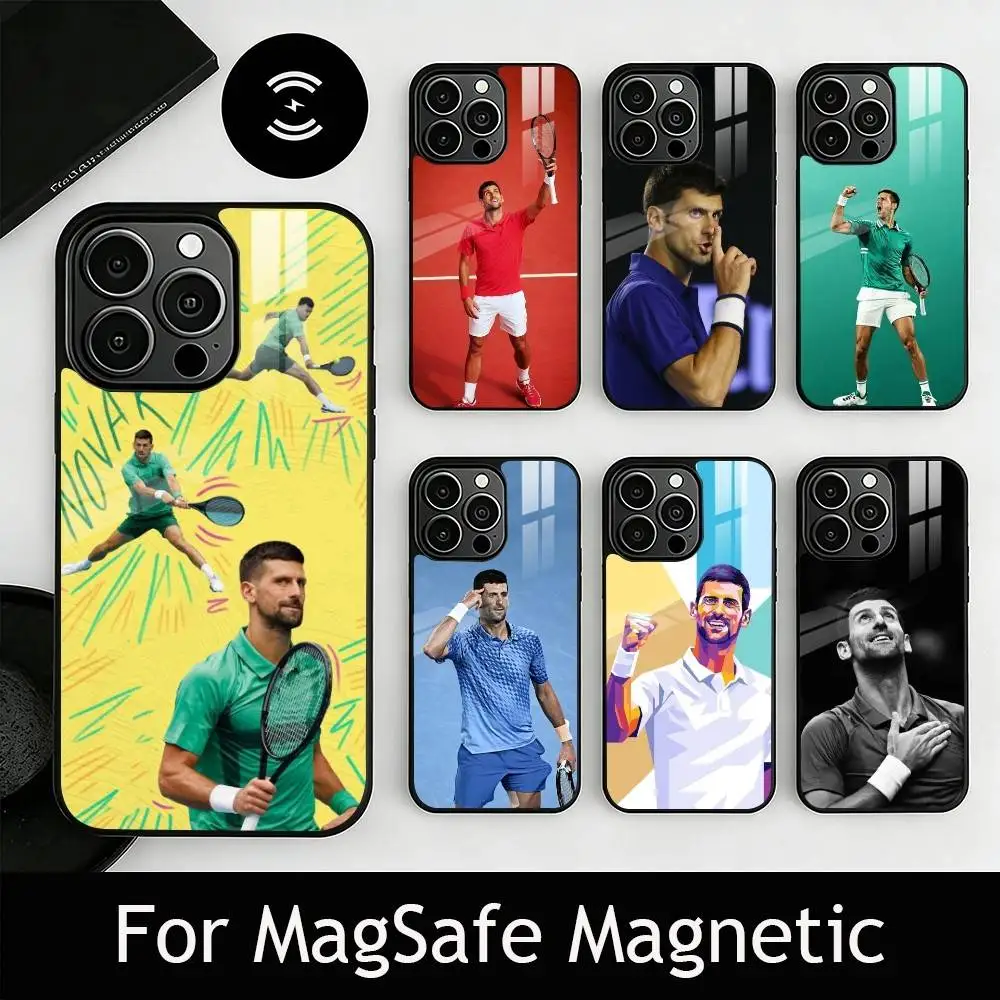 

N-Novak Dj Phone Case For iPhone17,16,15,14,13,12,11 Plus,Pro Magnetic For Magsafe Wireless Charging