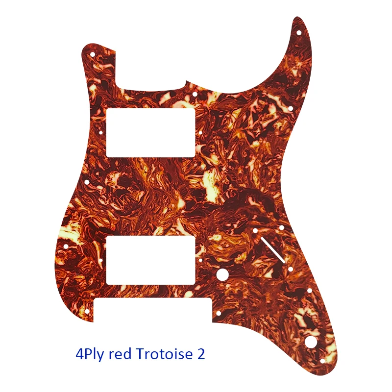 Fei Man Custom Guitar Parts For US, 11 Screw Holes, Strat With Floyd Rose, Tremolo Bridge, Single HH, Pickguard, Scratch Plate