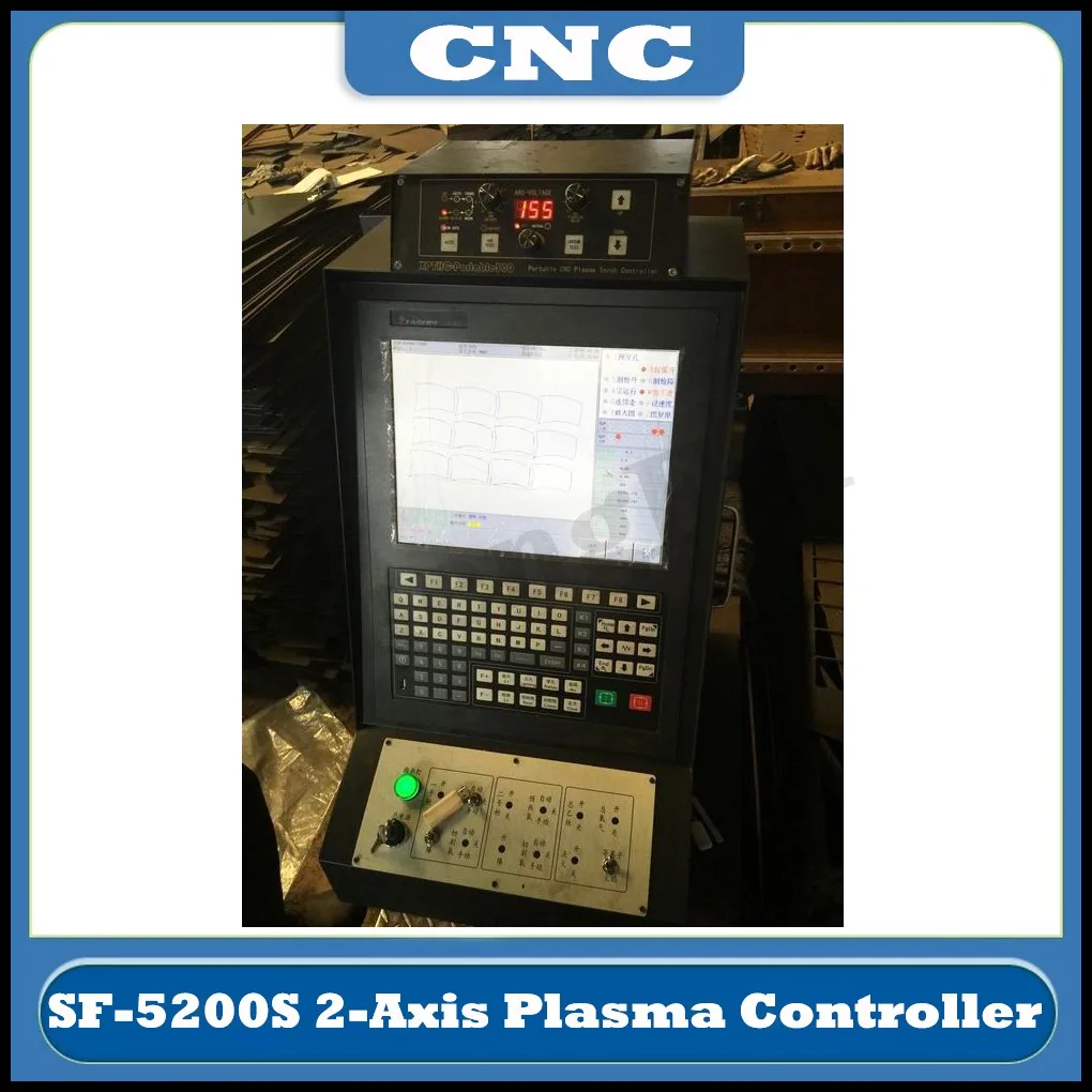 SF-5200S CNC plasma controller, 2-axis plasma cutting operating system, flame cutting motion controller