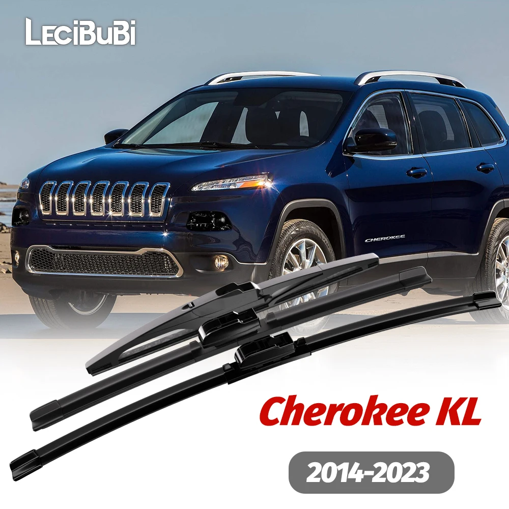 

1set Front & Rear Windshield Wiper Blades Windscreen Wipers For Jeep Cherokee KL 2014-2023 2015 2016 2017 2018 2019 2020 2021