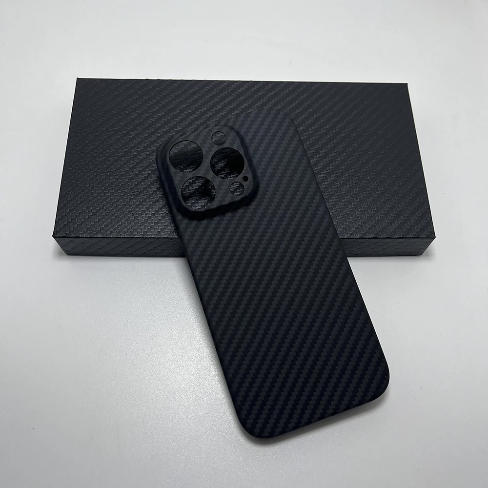 

for iPhone16 pro/16 pro max case Carbon fiber cover Full Coverage Lens protection ultra-thin Aramid fiber case for iphone 16 pro