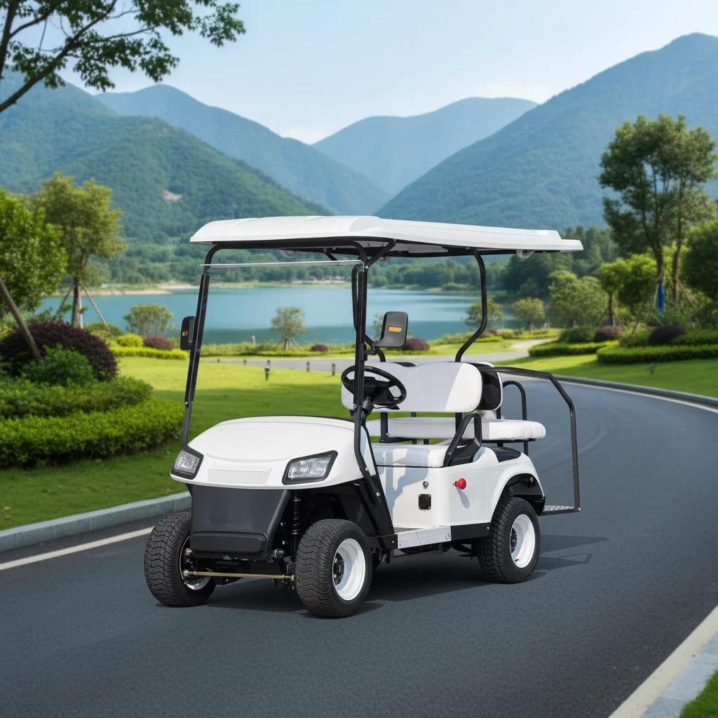 4 Wheel Electric Golf Cart Off Road Utility Buggy Villa Resort Sightseeing Beach Car For Adults - view 2