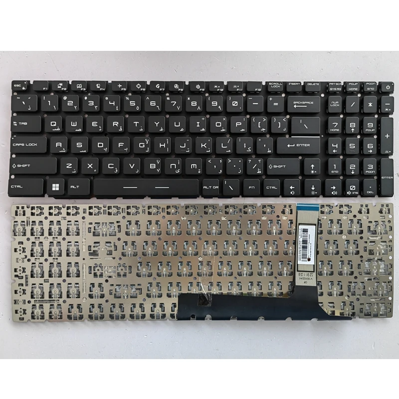 AR Laptop Keyboard New For MSI GE76 GP76 GS76 MS-17K3 MS-K4 MS-KK 10UE 10UG 10UH 11UE 11UG 11UH 11UK Alpha 17 C7VF