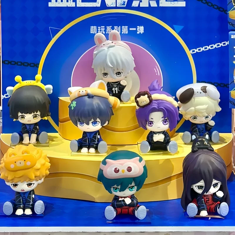 

Подлинная серия Bluelock Kawaii Play, фигурка глухой коробки, фигурка Mystery Box, модель, аниме, коллекция периферийных кукол, декор, игрушка в подарок