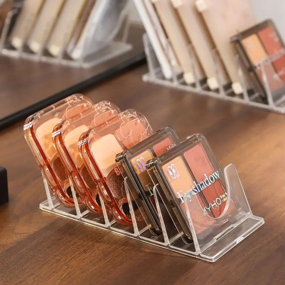 Duurzame, zeer heldere cosmetische standaard Acryl multifunctionele blozenpoeder opbergbak Cosmetica gereedschap standaard