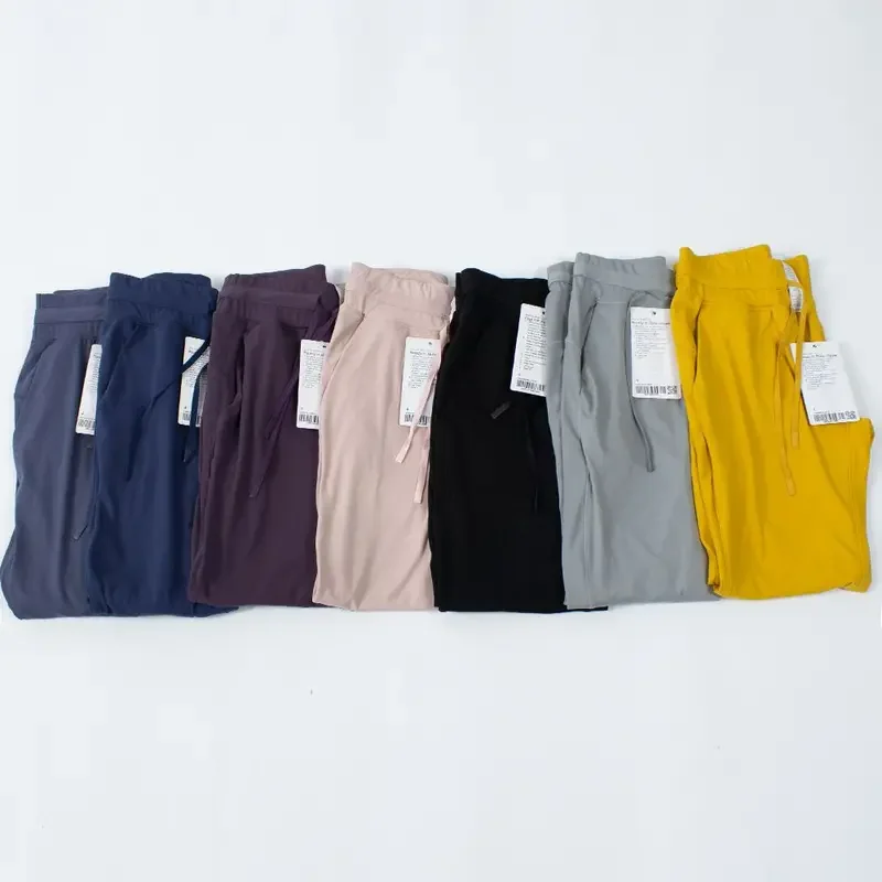 

Women Autumn Yoga Clothing Women's Sports Leisure Yoga Fitness Loose Drawstring Elastic High Waist Training Spo Leggings Sports