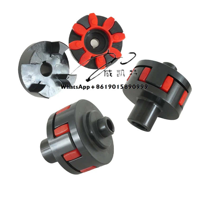 

Flexible Spider Star Type Jaw Shaft Coupling Industries Transportation Standard Jaw Coupling