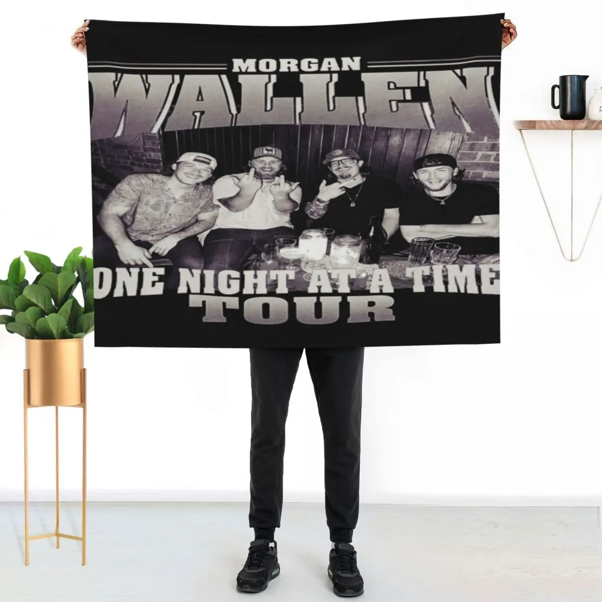 One Thing at A Time Tour Throw Blanket Luxury Designer Decorative Sofa Plaid Tourist Soft Plush Plaid Personalized Gift Blankets