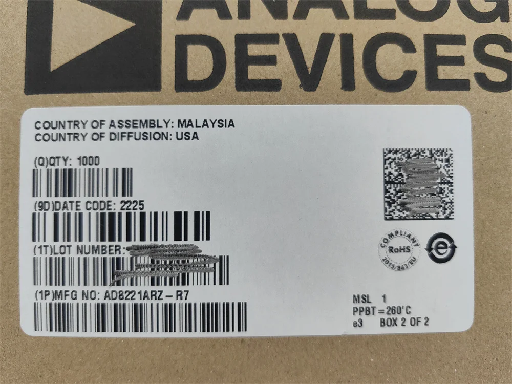 AD8221ARZ-R7 SOP8 AD8221 Alta calidad 100% Original Nuevo
