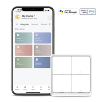 BroadLink FastCon SC4B4 Scene Switch Smart 4 gang Light Switch Smart Home Automation Remote Control Scene Switch
