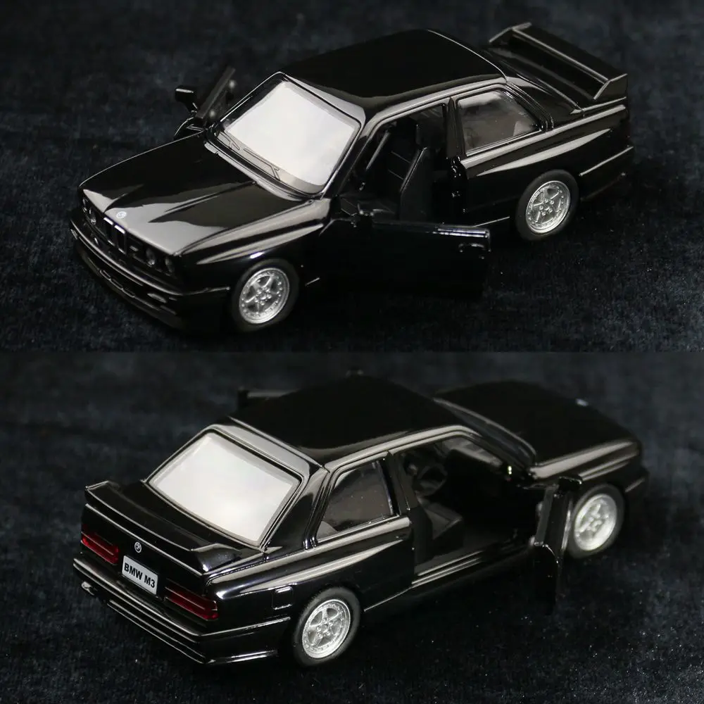 Coche de juguete BMW M3 en miniatura RMZ CiTY, ruedas libres clásicas, colección de aleación fundida, regalo para niños, niño, 1/36