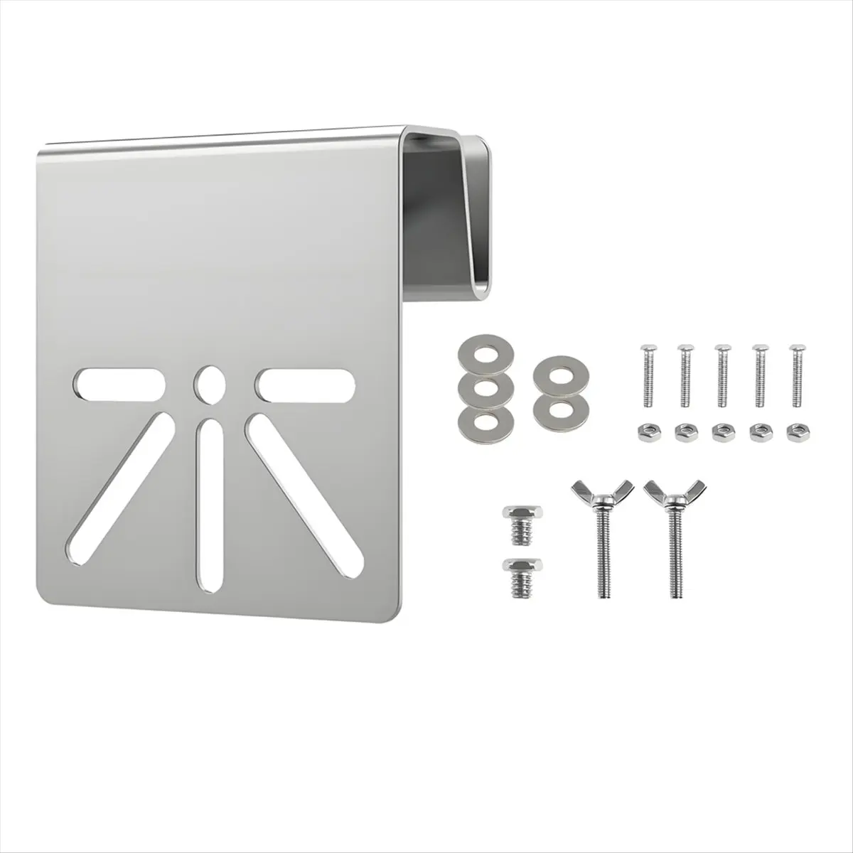 N05R Metal Gutter Mount Bracket for S340 Wall Mount Solar Security Camera Mount for Outdoor Anti-Rust Screws No Drilling