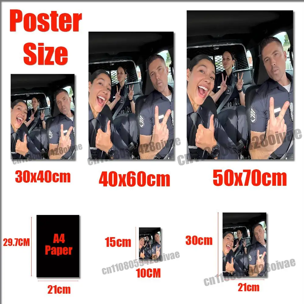 R-Rookie T-Tim Bradford Poster Sticker For Home Decoration 10x15cm Self-adhesive Souvenirs Playbill Cover