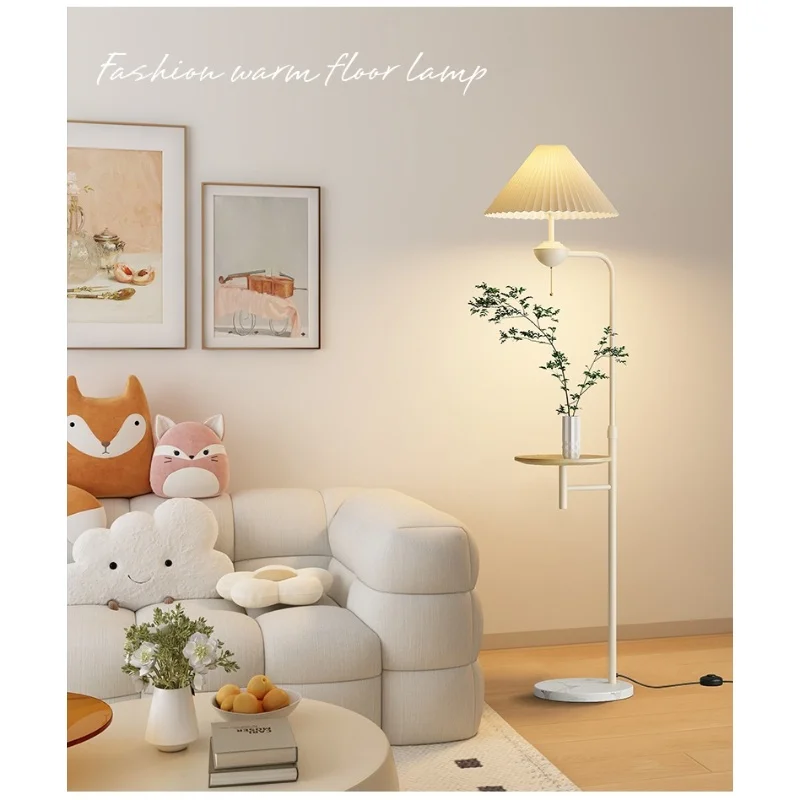 French cream style floor lamp living room bedroom