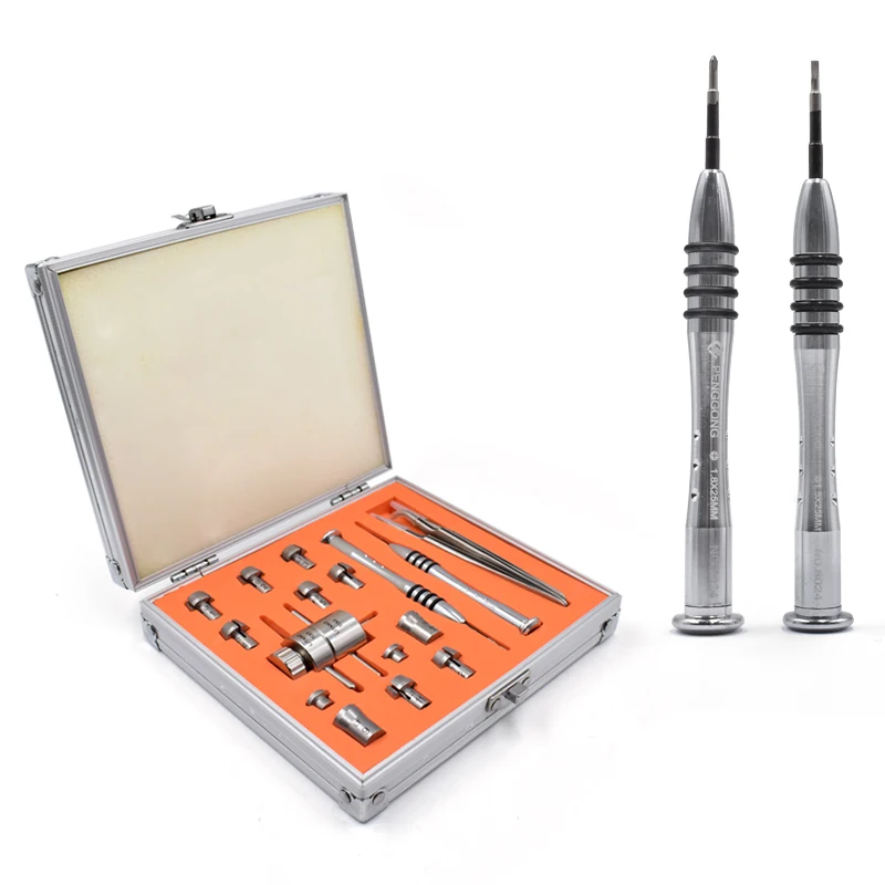 RTK-PRO 12Pcs/Lot Handpiece Repair Tool Kit Full Set for Turbine Cartridge Bearing Professional Maintenance