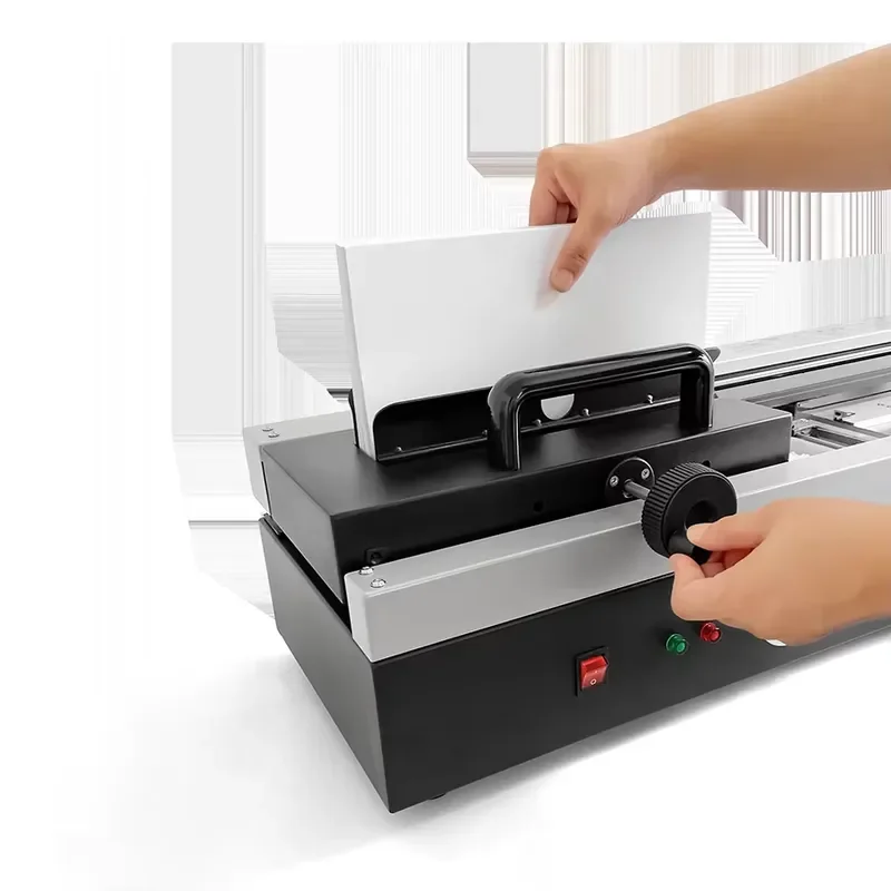 Office Desktop Manual Easy Operating Book Glue Perfect Binder Binding Machine Book Binding Machine Glue Automatic