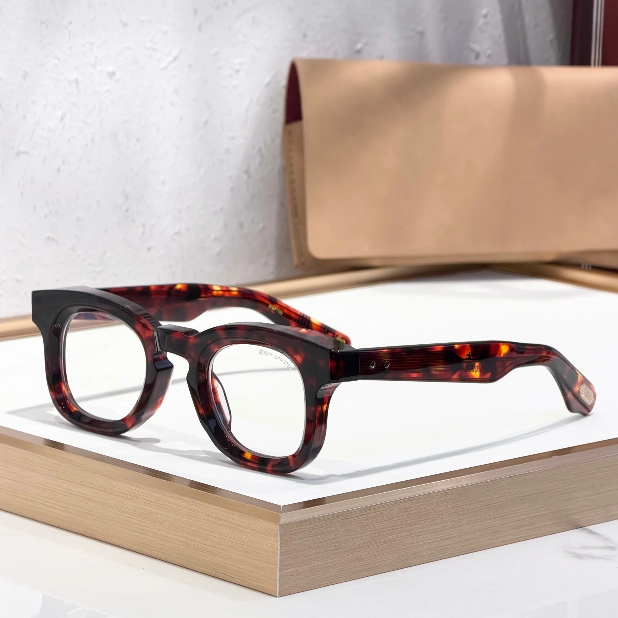 Gafas DEVAUX EPOXY hechas a mano, monturas de gafas originales de diseñador de marca para mujer, monturas de lentes hombre de calidad superior