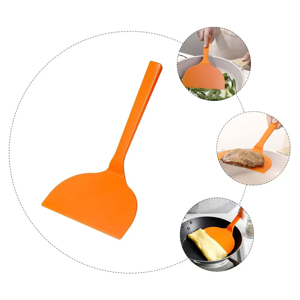 Non-Stick Cooking For Home Restaurant Kitchen Use Heat Resistant Nylon Spatula Wide Edge Frying Tool For Steak Pancake Eggs