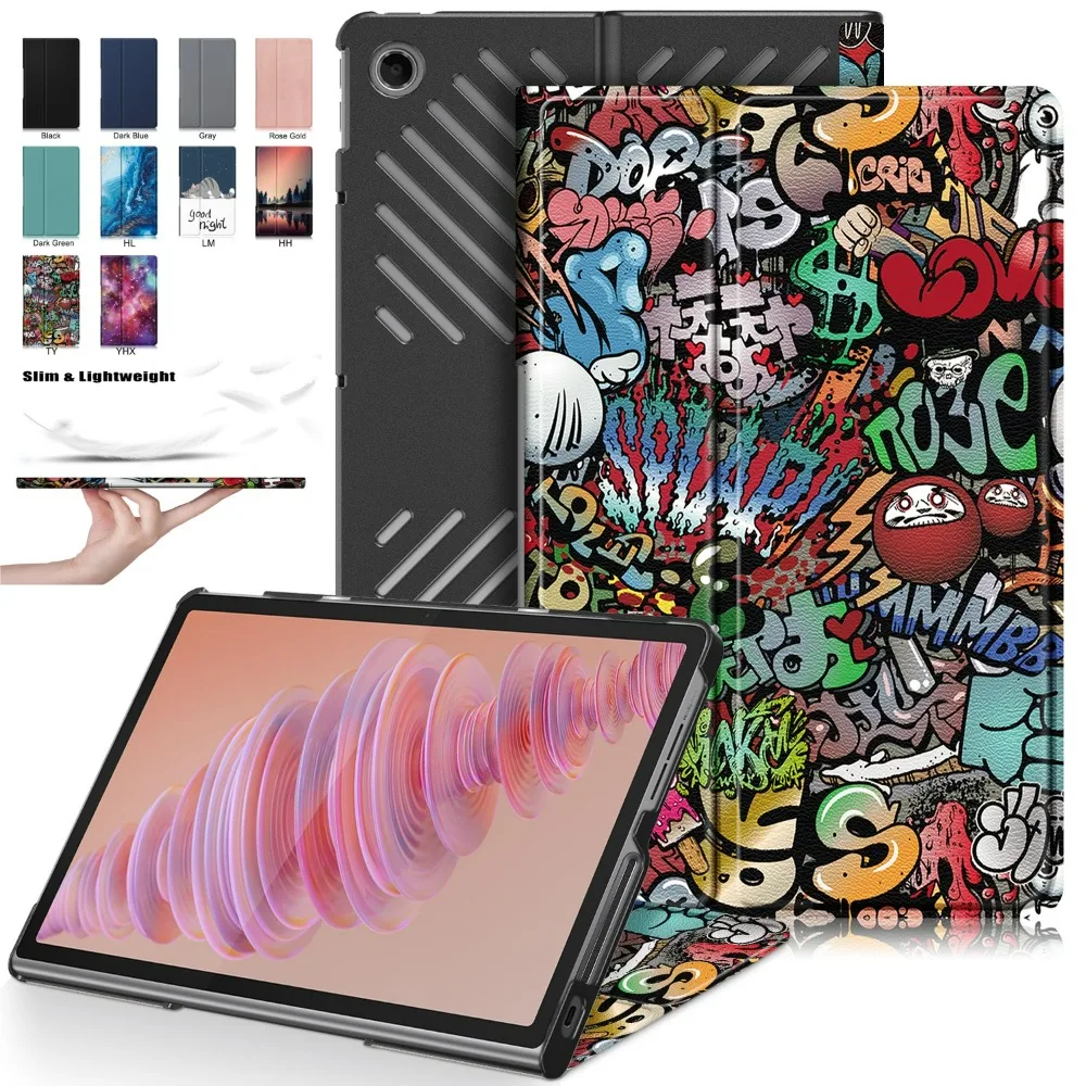 New For Lenovo Tab Plus Case 2024 11.5 inch TB351FU Tri-Folding Stand Magnetic Smart Cover for Xiaoxin Pad Studio Tablet Case