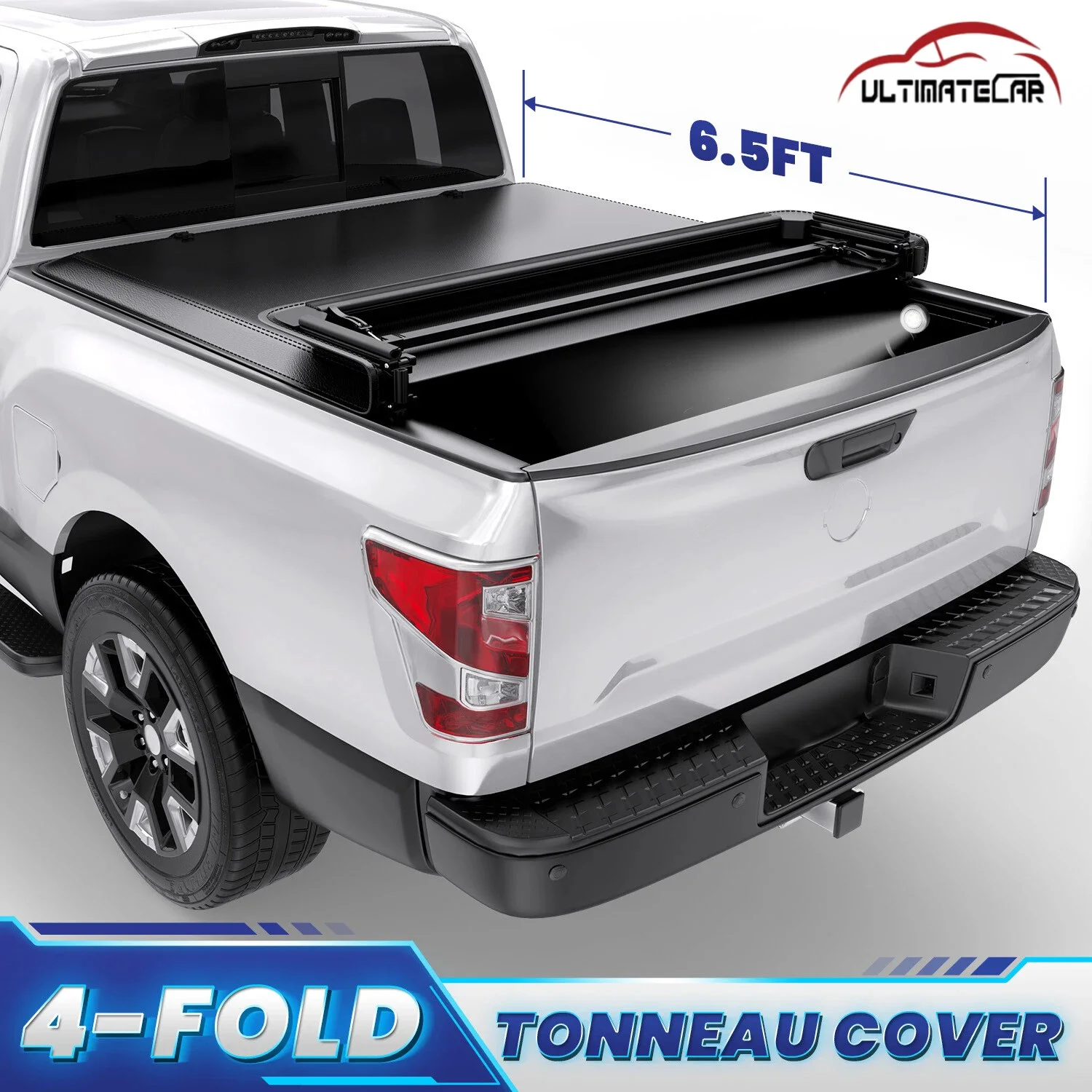 

4FOLD Soft Tonneau Cover Bed 6. 4FT for Dodge for Ram 1500 2500 3500 2003-2026