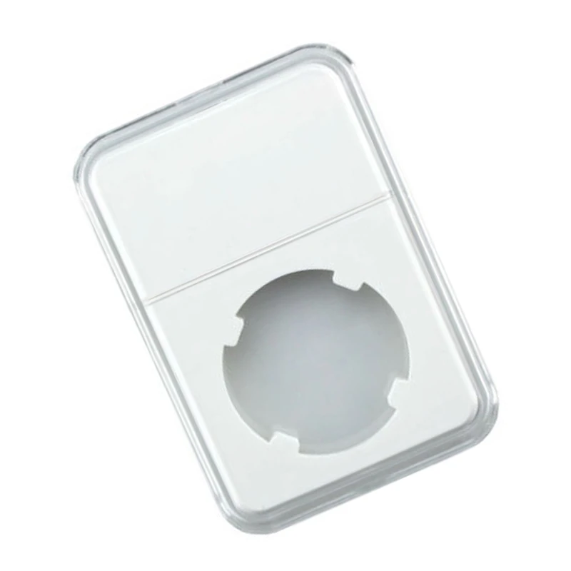 1 Pc Coin Slab Holder 38mm Display Case Transparent Convenient Coin Collection Capsule Holder Storage Box Coin Holder