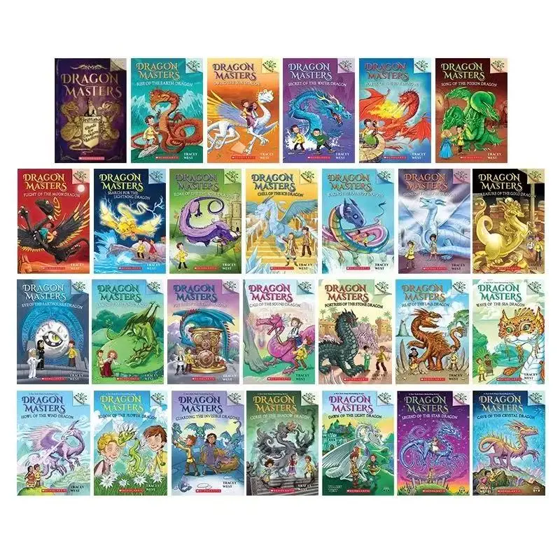 

27 Book/Set Dragon Masters English Story Picture Books for Children Learn English Reading Books for Kids