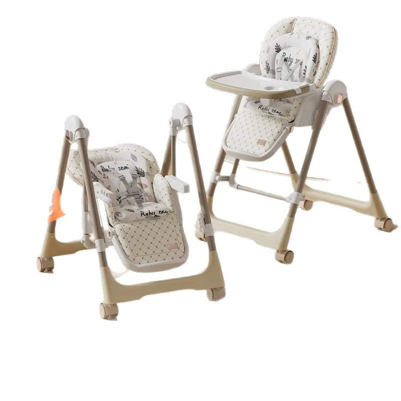 

2-in-1 Rocking Chair Multifunctional Baby Dining Chair for Home Infant Eating Dining Table Chair Children's Seat Foldable