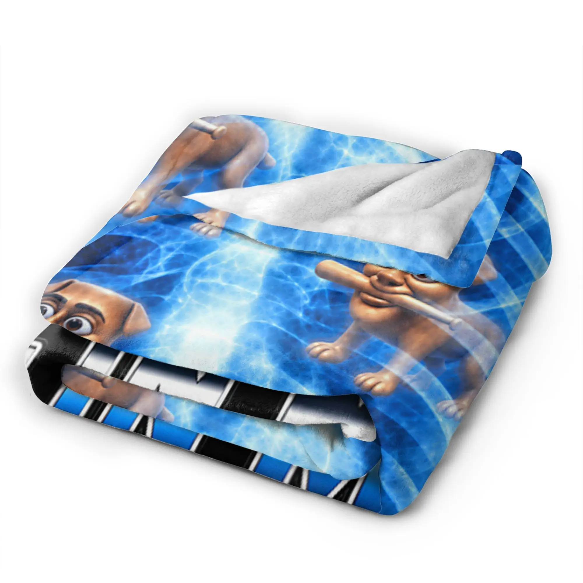 I Got that Dog in Me Tung Sahur X Ray Meme Throw Blanket Comfortable Funny Blankets For Outdoor Travel Office Flannel Bedspread