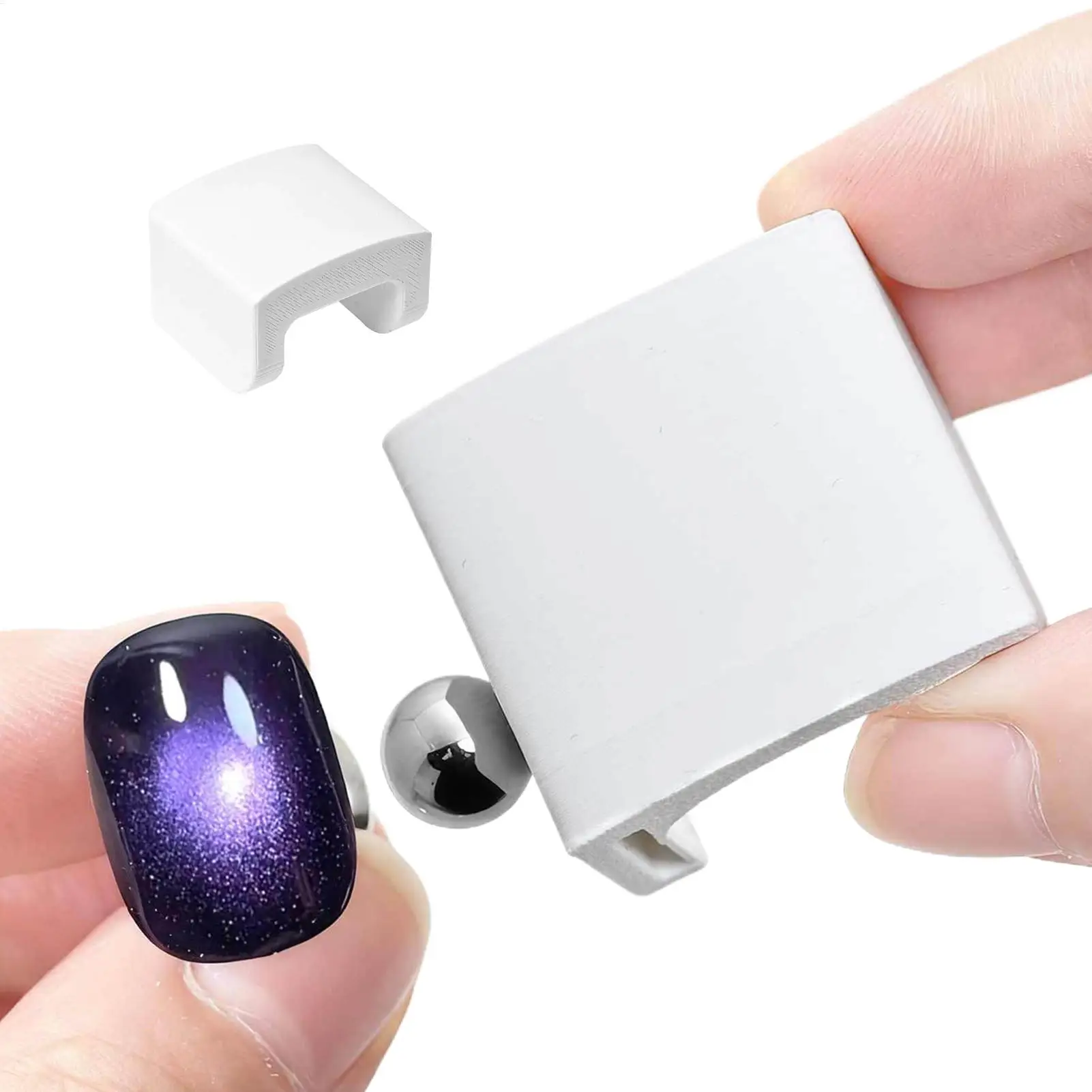 

Nail Magnet U Shape Manicure Art Tool Magnetic Nail Tool for Women Girls Professionals Beginners Manicure Design Home Salon