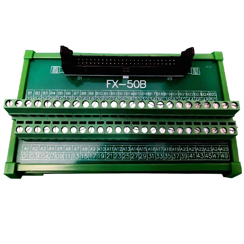 

New Machine Tool Splitter Terminal Block 50 Core Wiring FX-50B In Stock With Free Shipping