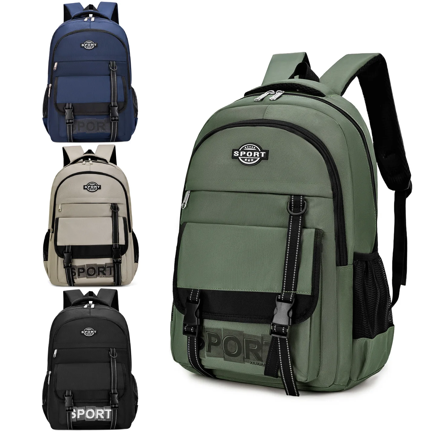 

Professional Casual Backpack for Men - Business Laptop Bag, College Student Rucksack & Travel Daypack, Slim Durable Design