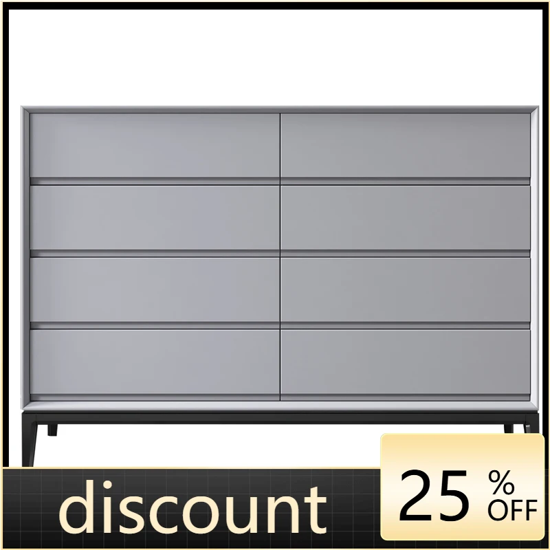 

LMM living room solid wood simple modern storage dining side cabinet bedroom minimalist storage