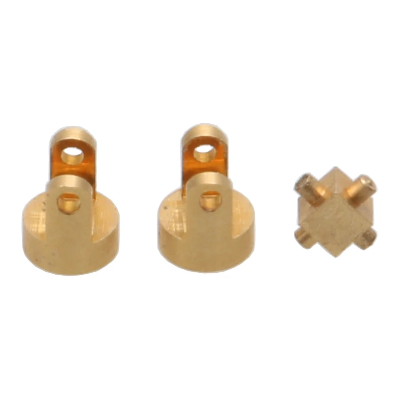 2Set 1:35 1:72 1:87 RC Model Static Change Micro Mini Universal Joint Shaft Hole 1mm Connect Coupling Brass Cardan Joints