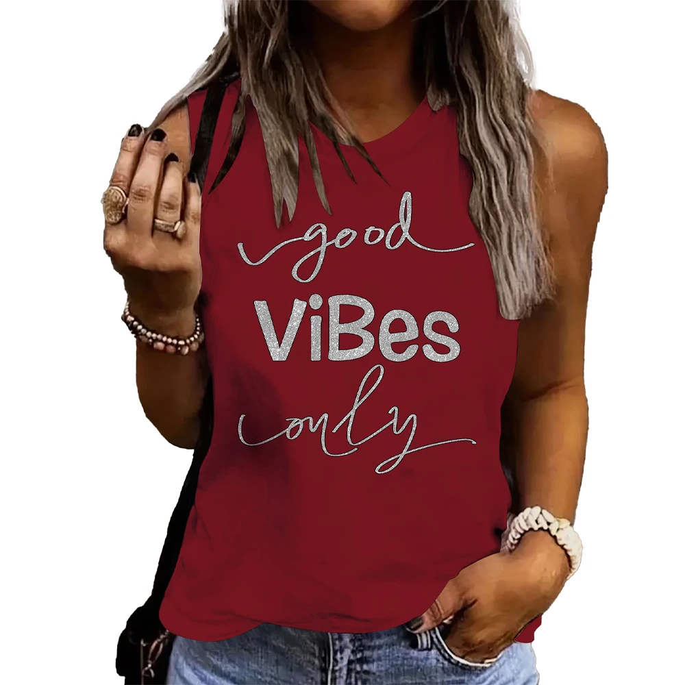 

Y2K Print Sleeveless women sexy tank top Knit tank Top Street wear Aesthetic clothing Women crop top Basic women
