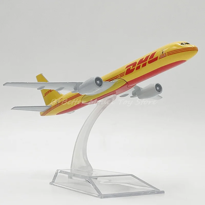 1:350 Diecast Plane Model Toy DHL Boeing 757 Arilines Miniature Replica