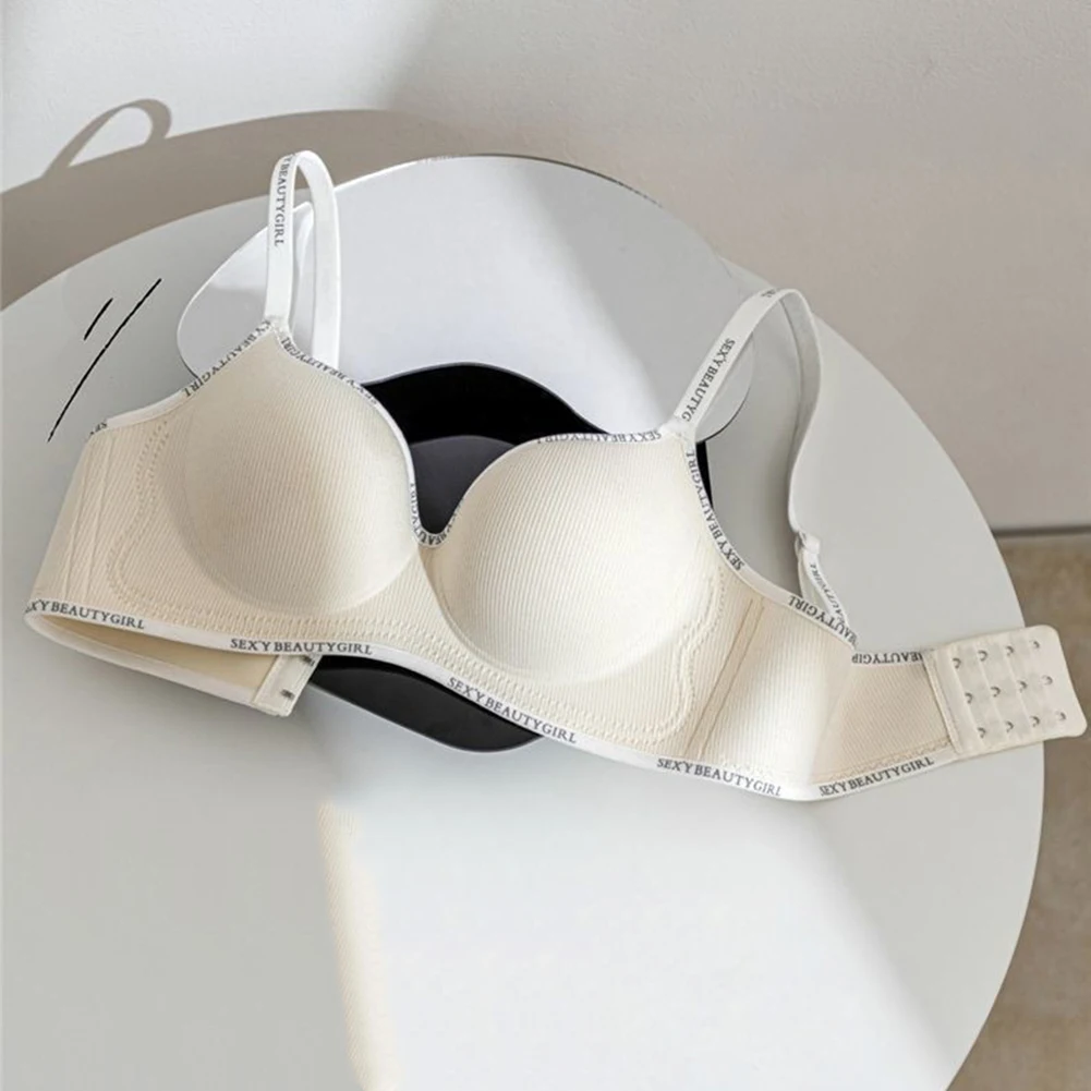Reggiseno leggero senza cuciture da donna con spalline regolabili Design wireless per petto piccolo e stile di vita attivo