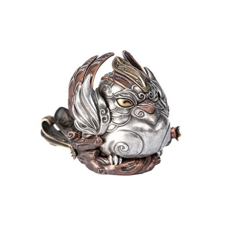 

S925 Серебряная Сорока Новый Китайский Креативный Ручной Офис Домашний Декор Настольный Орнамент