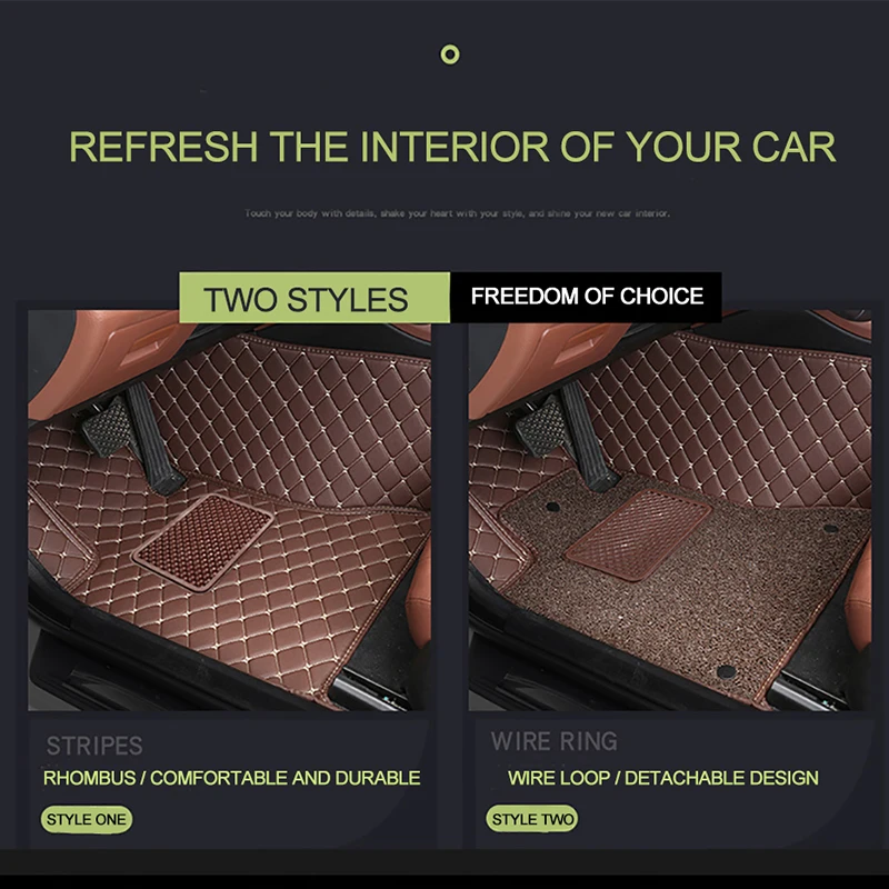 YOGOOGE Custom Car Floor Mats For GREAT WALL C30 C50 Deer Fengjun Socool Tengyi Auto Carpets Foot Coche Accessorie