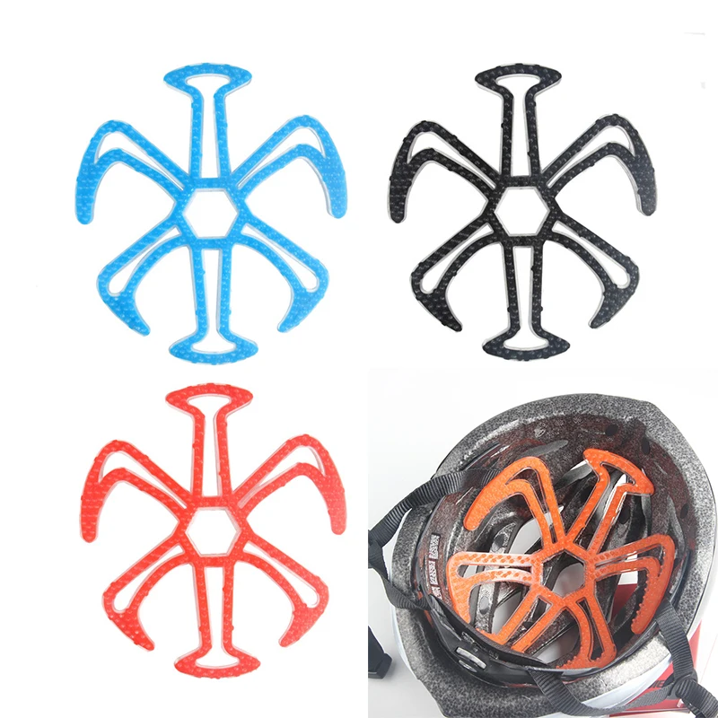 Almohadilla de silicona antideformación para casco de motocicleta, forro de ventilación transpirable, 4 colores