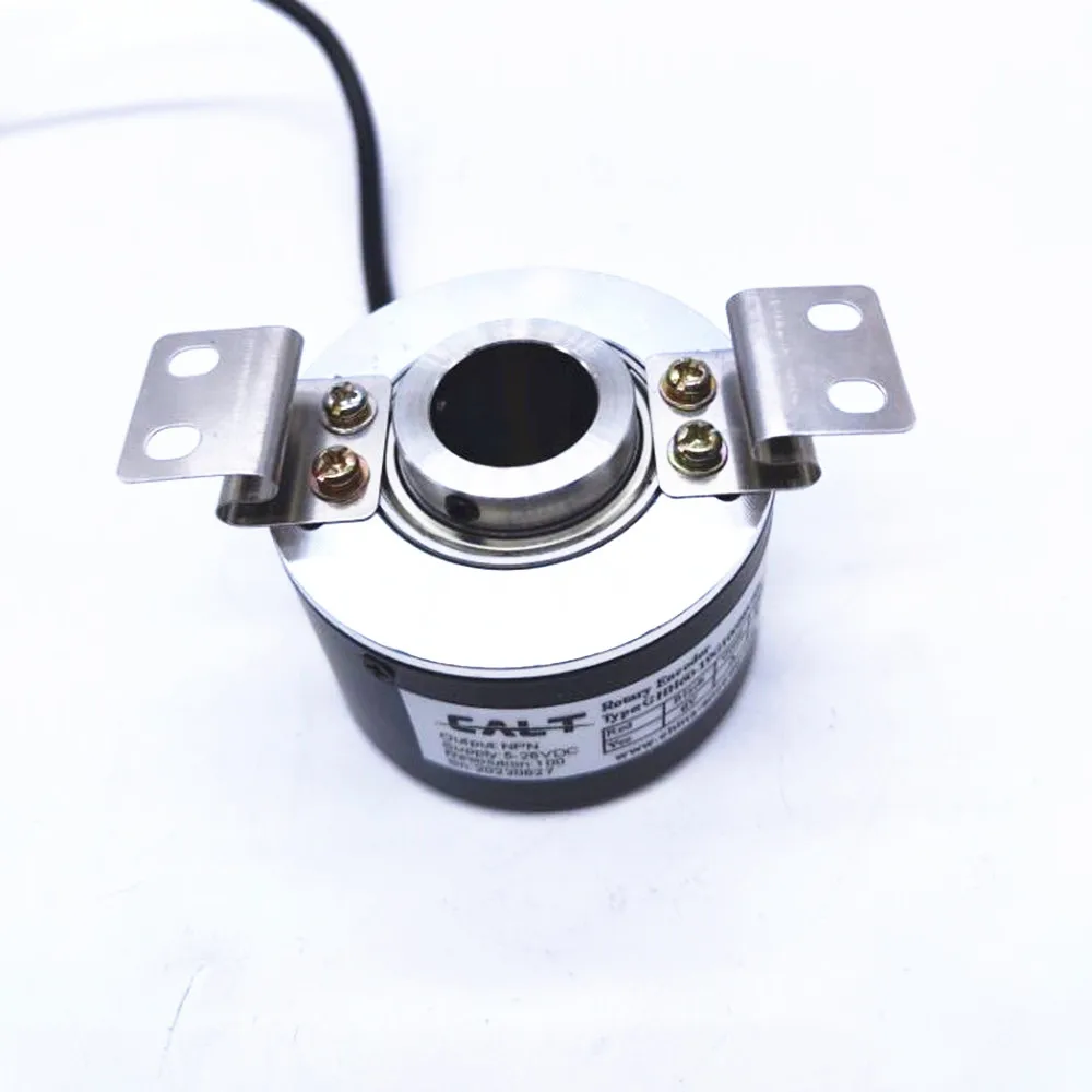 CALT Blind Hole Rotary Encoder 14 mm Hole HTL output 5-26V Voltage A B Z A-B-Z- GHH60-14G1024/2000/2500BMK526-5M