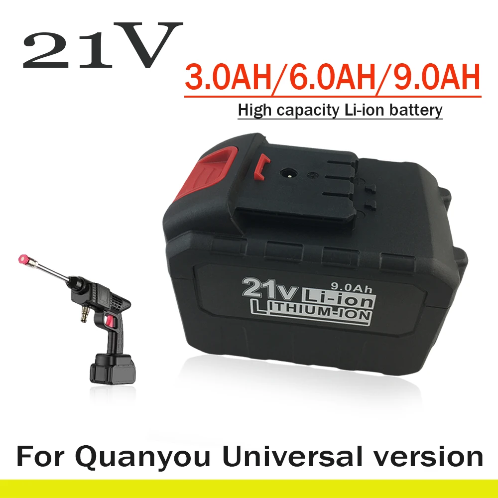 

For Quanyou 21V Li-ion Battery Chainsaw Angle Grinder, Electric Wrench Tool, Specialized Air Cannon Machine Battery